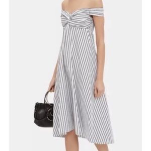 A.L.C Arsenio off the shoulder MIDI dress Size 4